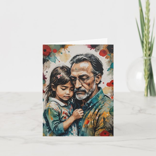Embrace of Memories - Sympathy Card (Front)