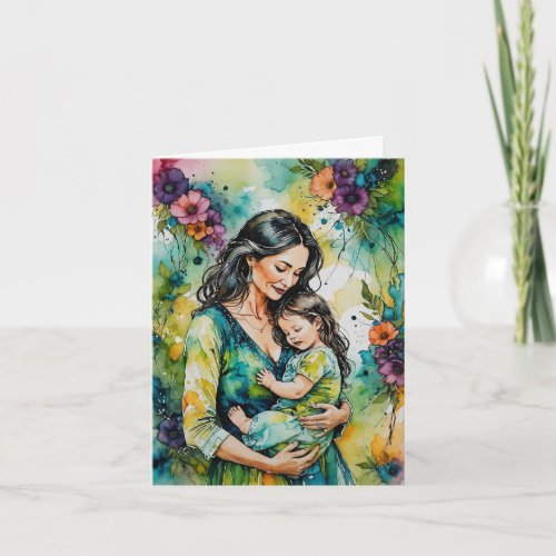 Embrace of Serenity _ A Mothers Day Card