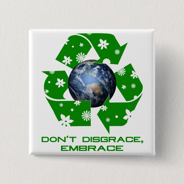 Embrace Pinback Button (Front)