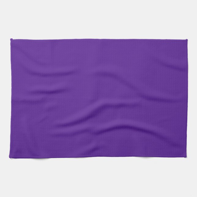 Embrace Rich and Vibrant Color with Violet Purple Towel (Horizontal)