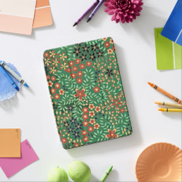 Embrace Serenity with Our Green Japanese Floral iPad Air Cover