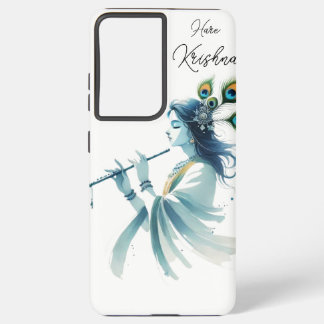 Embrace Spirituality with Krishna Print Designs" Samsung Galaxy S21 Ultra Case