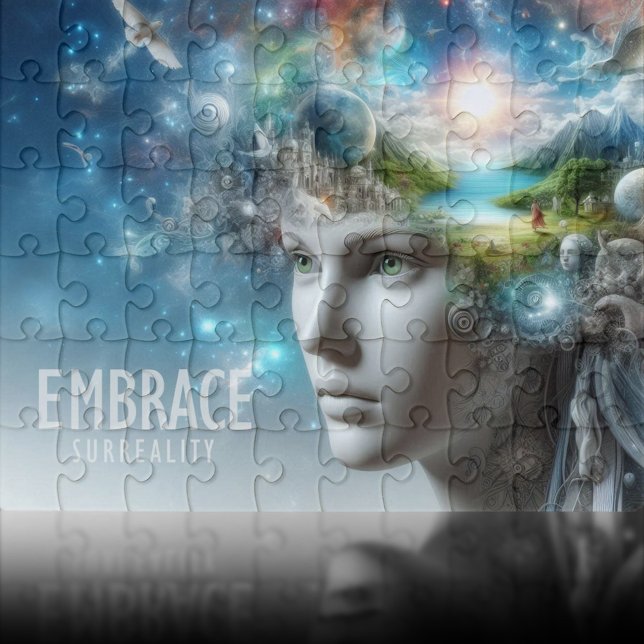 Embrace Surreality Fantasy World in My Mind Jigsaw Puzzle (Escape Reality, Embrace Surreality Acrylic Jigsaw Puzzle Cover Photo)