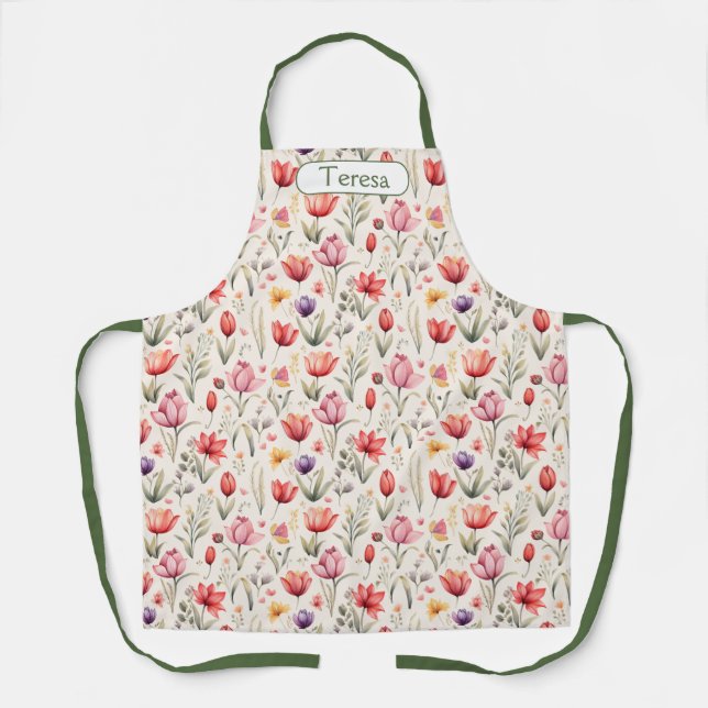 Embrace the beauty of Spring - Customized Apron (Front)