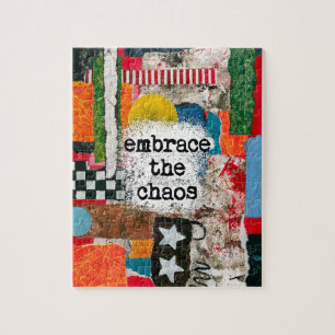 Embrace The Chaos Jigsaw Puzzle