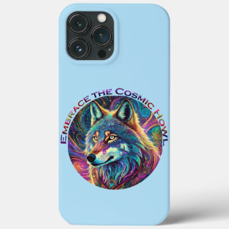 Embrace the Cosmic Howl Wolf iPhone 13 Pro Max Case