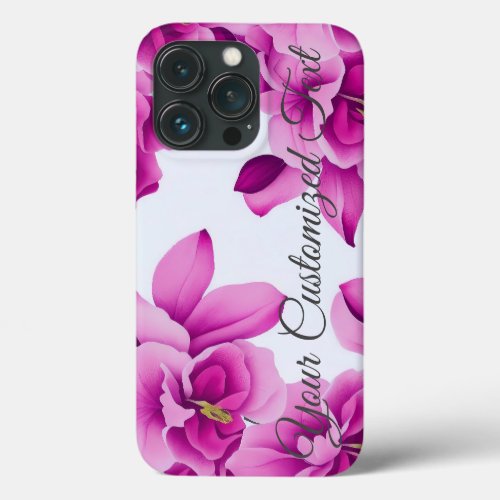 Embrace the Elegance of Orchid Flowers iPhone 13 Pro Case