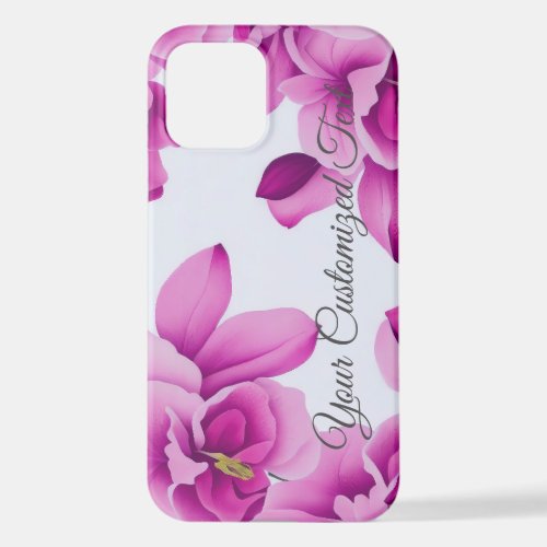 Embrace the Elegance of Orchid Flowers iPhone 12 Case