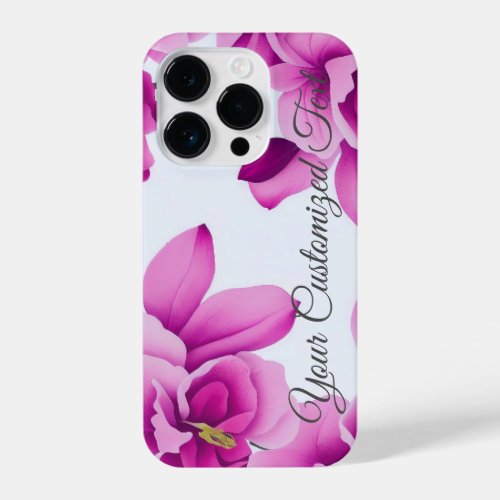 Embrace the Elegance of Orchid Flowers iPhone 14 Pro Case