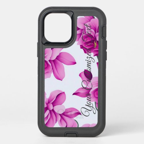 Embrace the Elegance of Orchid Flowers OtterBox Defender iPhone 12 Case