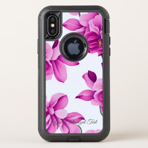 Embrace the Elegance of Orchid Flowers OtterBox Defender iPhone X Case