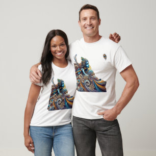 Embrace the Essence of SereDivine Lord Krishna Art T-Shirt