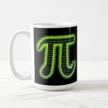 Embrace The Irrational Pi Coffee Mug by Godsblossom at Zazzle