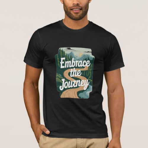 Embrace the Journey sticker T_Shirt