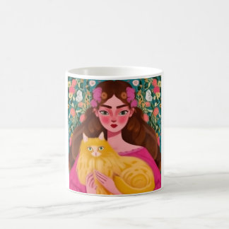 Embrace the Magic of Feline Love! Coffee Mug