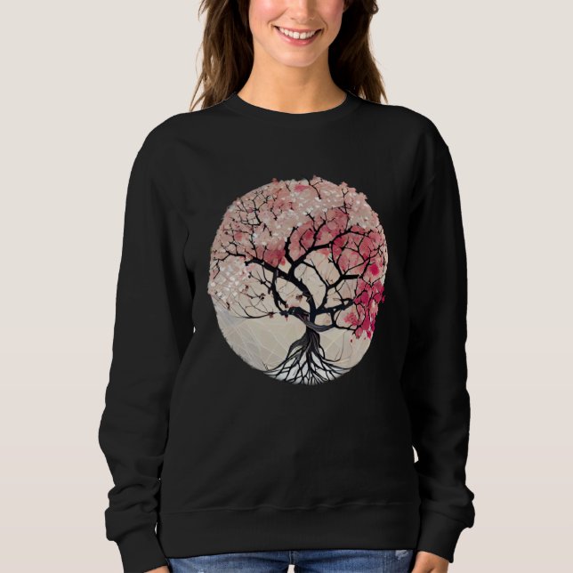 Embrace the Magic of Nature with this Cherry Bloss Sweatshirt (Front)