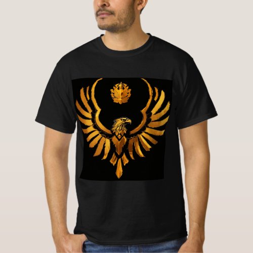  Embrace the Majesty Epic Golden Eagle Crest T_S T_Shirt
