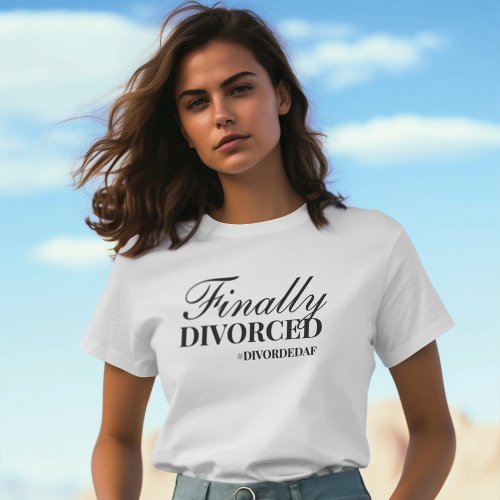 Embrace the Next Chapter Finally Divorced T_Shirt