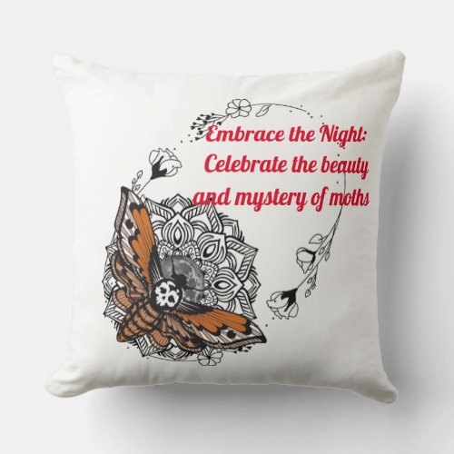 Embrace the Night Throw Pillow