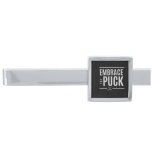 Embrace the Puck Tie Clip
