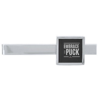Embrace the Puck Tie Clip