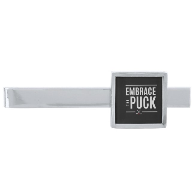 Embrace the Puck Tie Clip (Front)