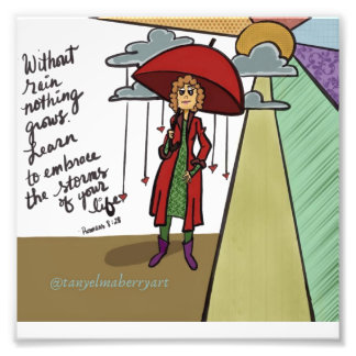 Embrace the Rain  Photo Print