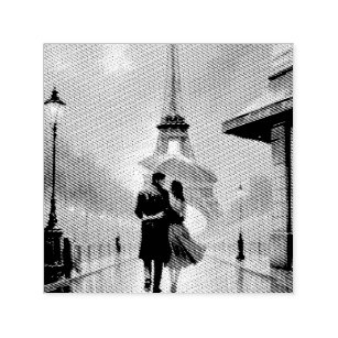 Embrace the Romance of Paris Self-inking Stamp