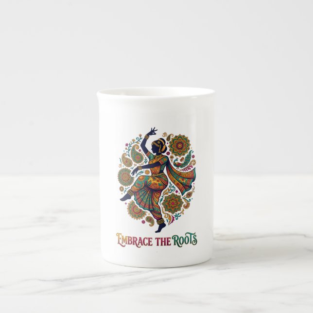 Embrace the Roots Dance Bone China Mug (Front)