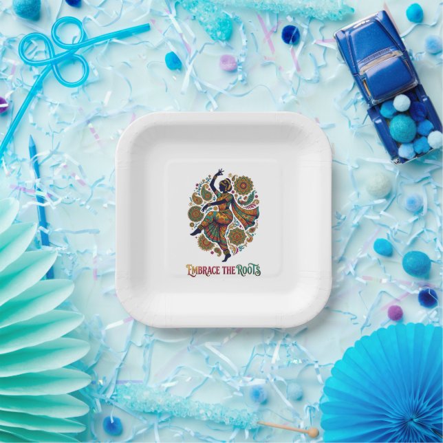 Embrace the Roots Dance Paper Plates (Party)