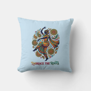 Embrace the Roots Dance Throw Pillow