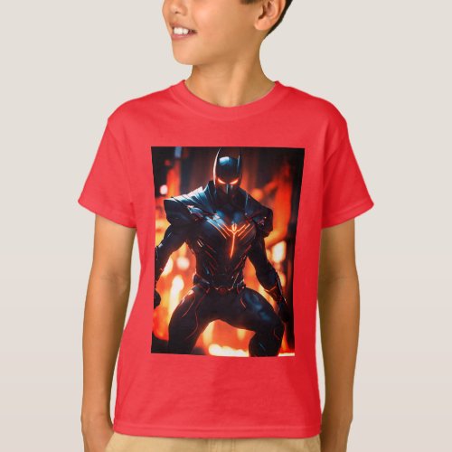 Embrace the Shadows Dark Black Superhero T_shirt