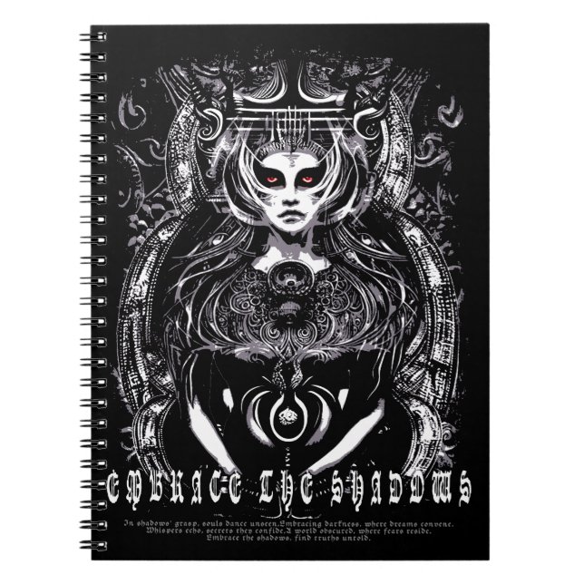 Embrace the Shadows Notebook (Front)