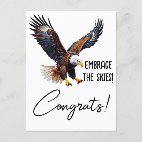 Embrace the Skies Inspirational graduation card