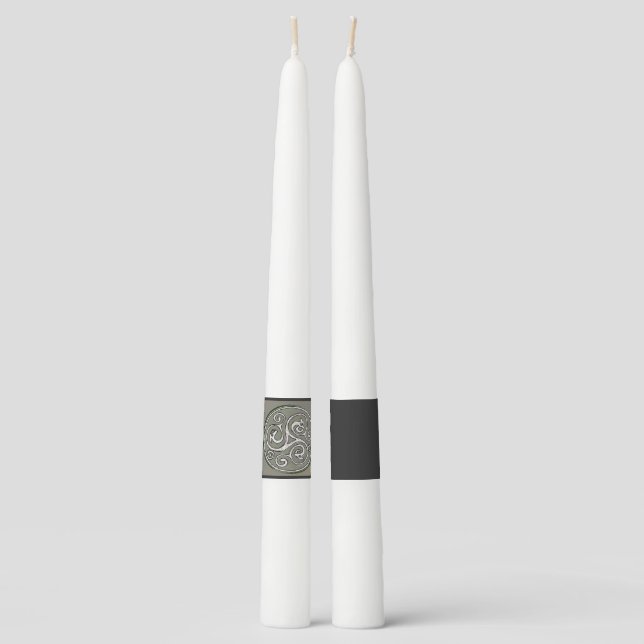 Embrace the Spirit of Ireland St. Patrick's Day Taper Candle (Front)