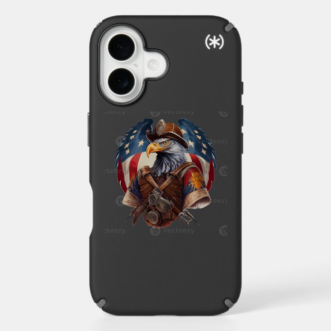 Embrace the spirit of patriotism and the Wild West Speck iPhone Case (Front)