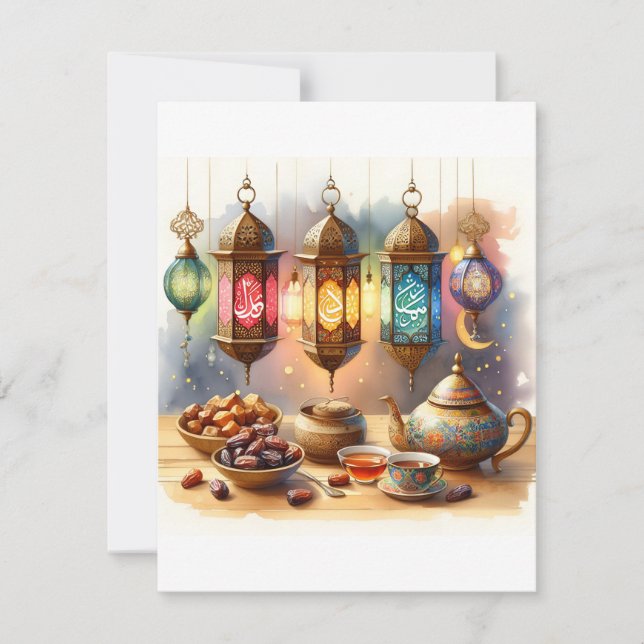 Embrace the Spirit of Ramadan Holiday Card (Front)