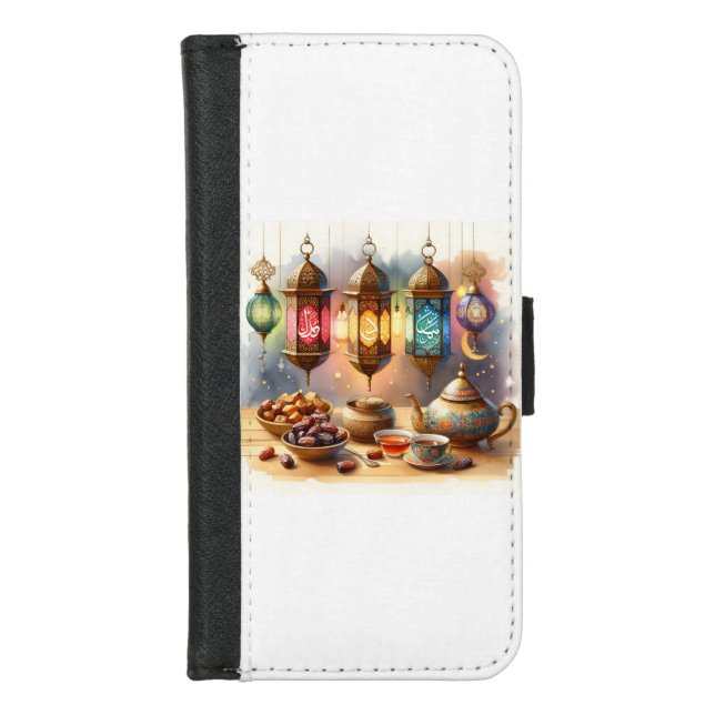 Embrace the Spirit of Ramadan iPhone Wallet Case (Front)