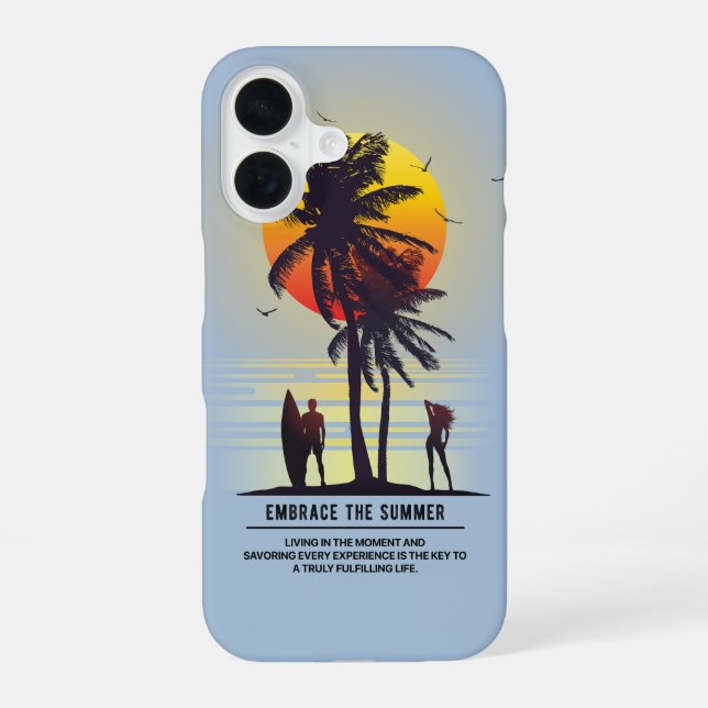 Embrace the Summer |  Iphone Case (Back)