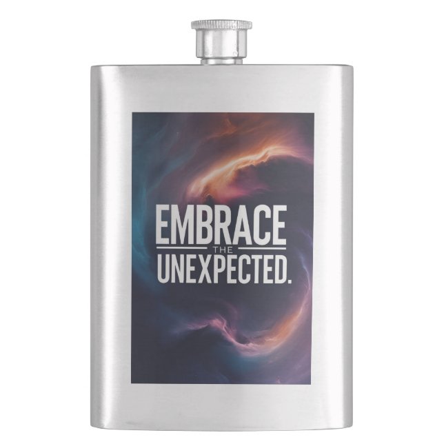 Embrace The Unexpected Flask (Front)