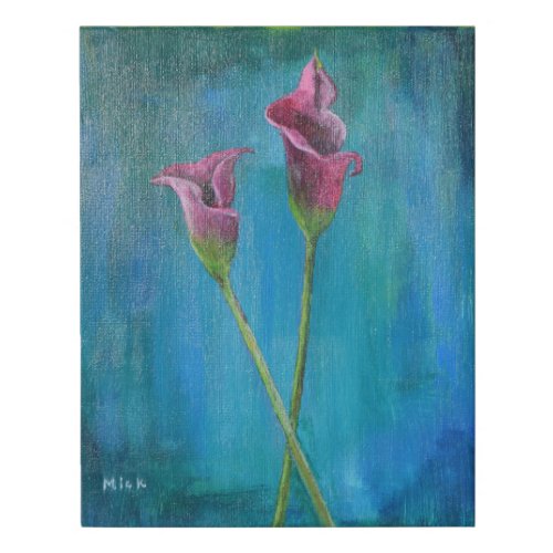 Embrace Timeless Elegance The Calla Lily Canvas P