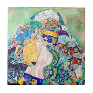 Embrace Timeless Elegance with Klimt’s Baby Ceramic Tile