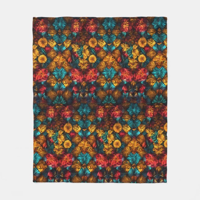 Embrace Tranquility The Cozy Waves Pattern Blanket (Front)
