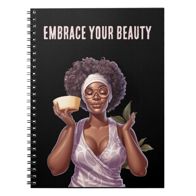 Embrace Your Beauty: Self-Love Notebook  (Front)