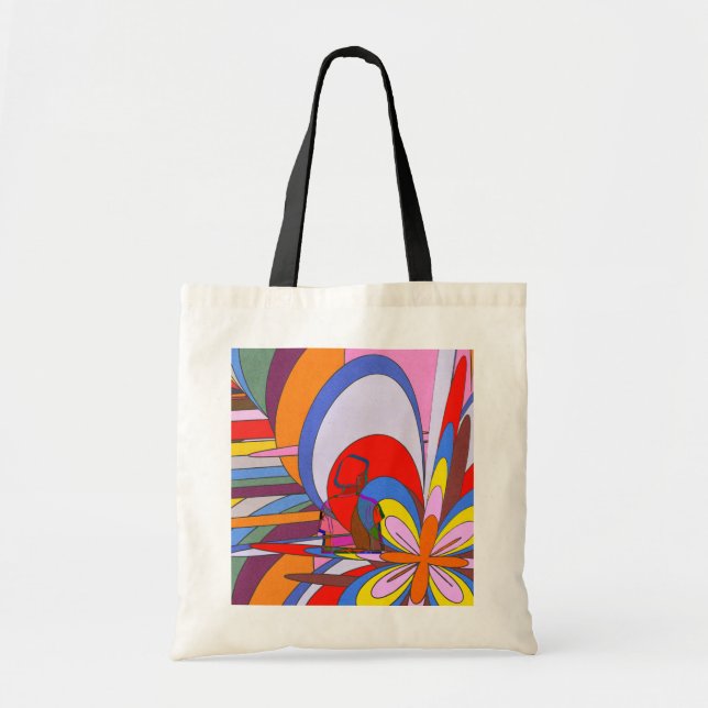 Embrace Your Colors Tote Canvas Bag (Front)