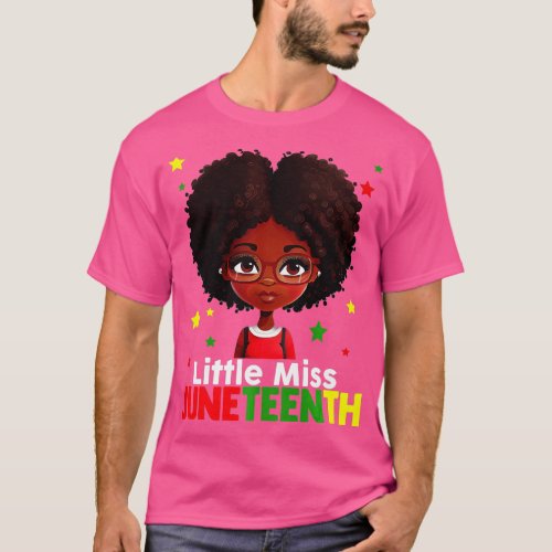 Embrace Your Heritage Little Miss Juneteenth for G T_Shirt