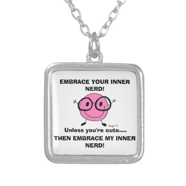EMBRACE YOUR INNER NERD Necklace (Front)