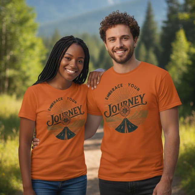 "Embrace Your Journey Adventure T-Shirt" T-Shirt (Creator Uploaded)
