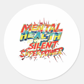 Embrace Your Superpower Classic Round Sticker