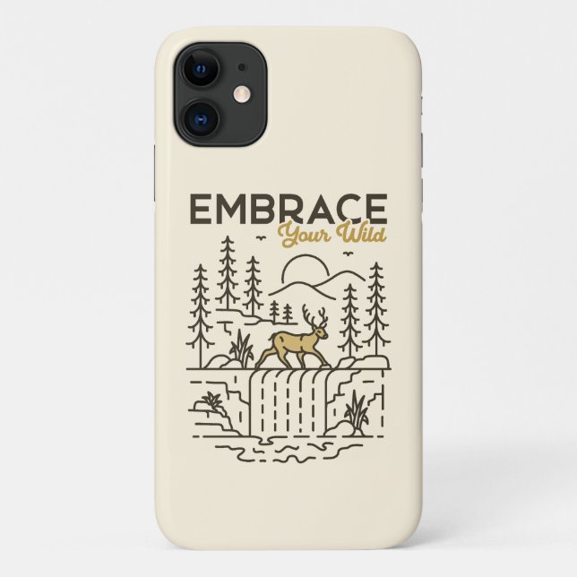 Embrace Your Wild Case-Mate iPhone Case (Back)